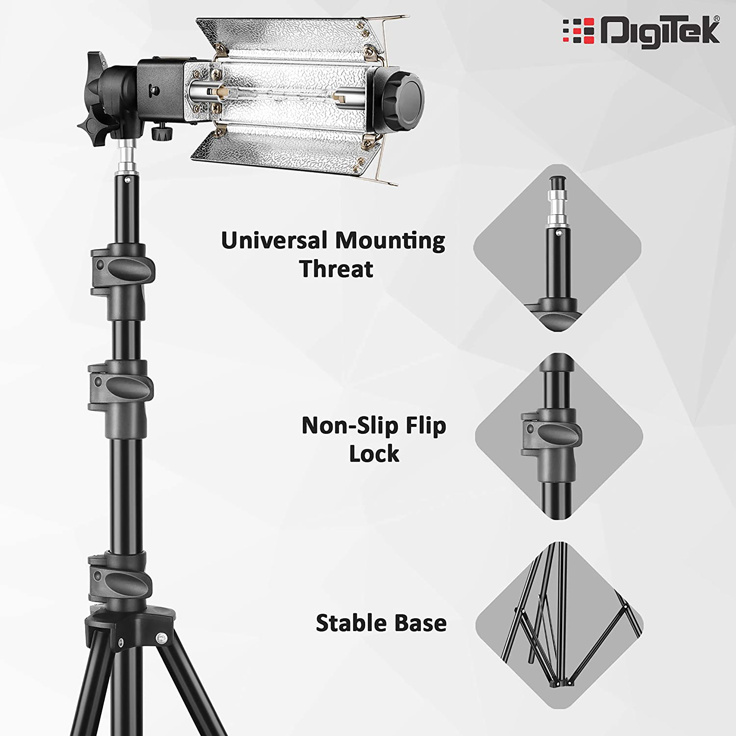 Digitek umbrella deals light